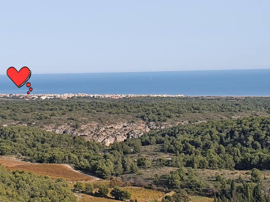 T2 Cosy A La Plage, Terrasse Vue Sur Mer Et Parking Privatif Narbona Exterior foto